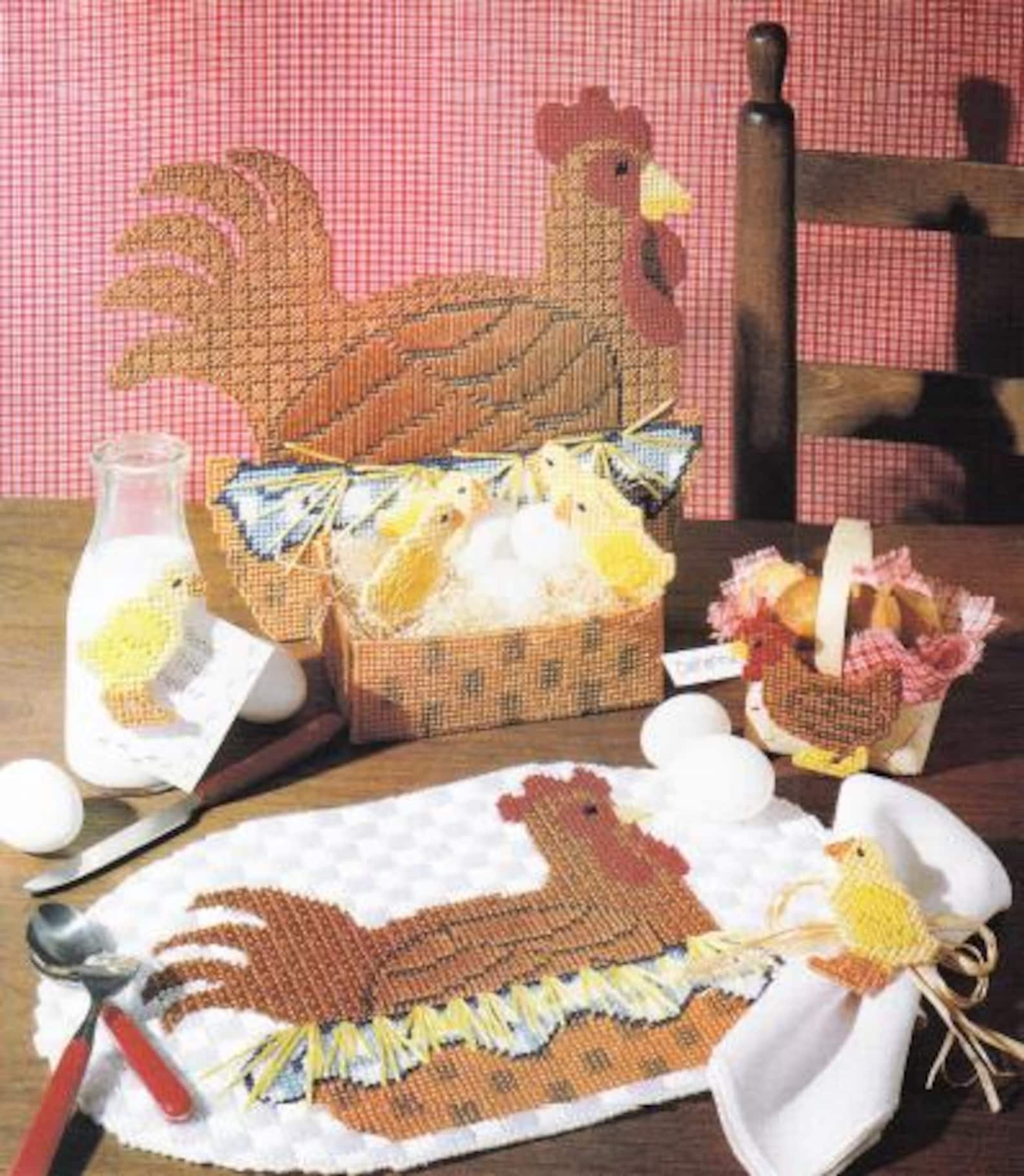 PDF Plastic Canvas Pattern - Chicken Country - Etsy