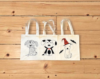 Sac fourre-tout pour chien d'Halloween