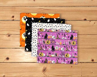 Tapis pour chats rechargeables faits main pour Halloween (herbe à chat incluse !)