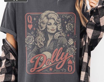 Dolly Parton T-Shirt, Vintage Country Music Shirt, Comfort Colors Tee, Retro Western Graphic Tee, Country Singer Shirt, RIP Dolly Parton