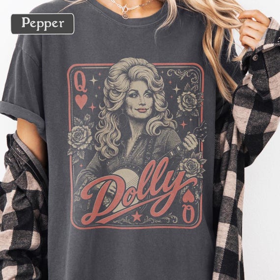 Dolly Parton T-Shirt, Vintage Country Music Shirt, Comfort Colors Tee, Retro Western Graphic Tee, Country Singer Shirt, RIP Dolly Parton