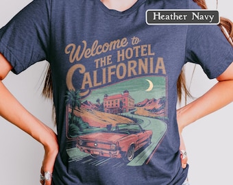 Retro 70s Rock Shirt, Bella Canvas Band Tee, Vintage California Graphic T-Shirt, Classic Rock Road Trip Top, Retro Music Festival Tee