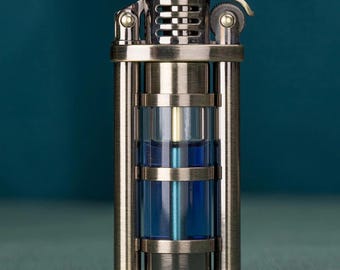 Zyphora / Vintage Feuerzeug con tanque transparente y llama clásica