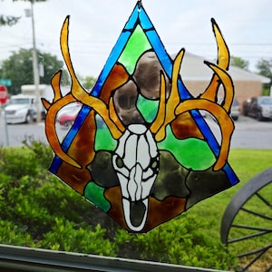 Deer Skull Decorative Suncatcher