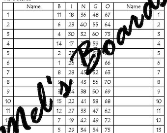 Double Trouble, 2 Winner Bingo - Straight & Mixed Boards