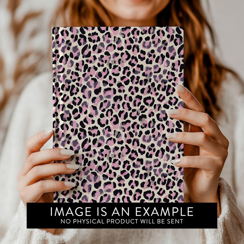 Black Pink Leopard Print Seamless Pattern, Purple Blush Animal Print ...