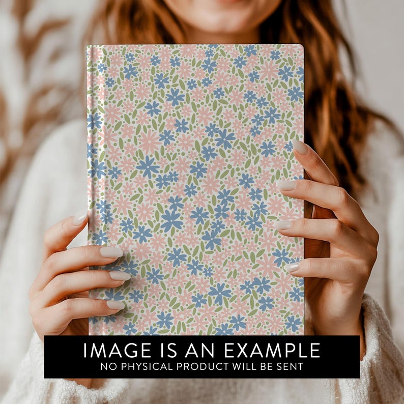 Ditsy Floral Seamless Pattern, Pastel Spring Flowers Digital Paper ...
