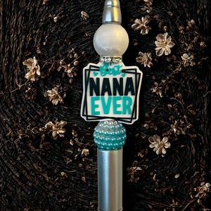 Handgemaakte kralenpen voor de beste Nana! - Geweldig cadeau voor Morher's Day!