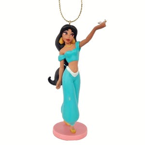 Princess Jasmine Ornament Figure Figurine Holding Dove Christmas Ornament Gift Decor Collectible from Disney Movie Aladdin