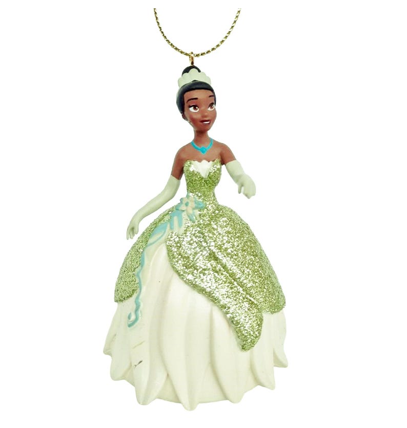Princess Tiana Ornament Figure Figurine Green Gown Christmas Ornament ...