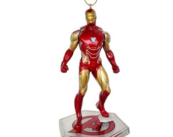 Iron Man SuperHero Ornament Figure Figurine Avenger Christmas Ornament Gift Decor Collectible from Disney Movie Avengers: Endgame