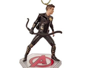Hawkeye SuperHero Ornament Figure Figurine Avenger Christmas Ornament Gift Decor Collectible from Disney Movie Avengers: Endgame