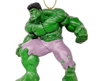 Hulk SuperHero Ornament Figure Figurine Avenger Christmas Ornament Gift Decor Collectible from Disney Movie Avengers: Endgame