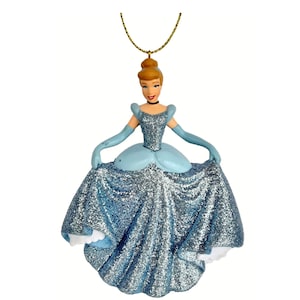 Princess Cinderella Ornament Figure Figurine Gown Christmas Ornament Gift Decor Collectible from Disney Movie Cinderella
