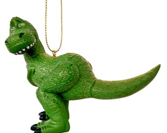 Rex Dinosaur Ornament Figure Figurine Pal Woody Christmas Ornament Gift Decor Collectible from Disney Movie Toy Story