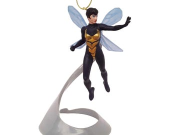Wasp SuperHero Ornament Figure Figurine Avenger Fighter Christmas Ornament Gift Decor Collectible from Disney Movie Avengers: Endgame