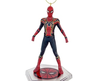 Spider-Man SuperHero Ornament Figure Figurine Avenger Christmas Ornament Gift Decor Collectible from Disney Movie Avengers: Endgame
