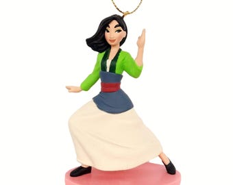 Princess Mulan Ornament Figure Figurine Traditional Dress Christmas Ornament Gift Decor Collectible from Disney Movie Mulan