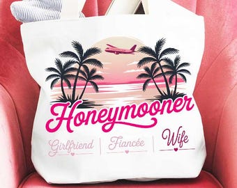 Honeymooner 6 Designs SVG PNG Mix and Match Couples Wife and Husband Newlywed Travel Graphics