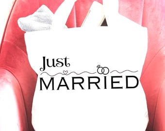 Just Married PNG 4 Designs Newlywed Couples Mix and Match Honeymoon Graphics