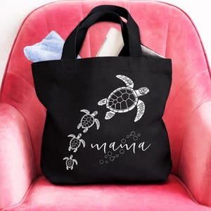 Sea Turtle PNG 3 Designs Mama and Baby Turtles Matching Family Beach Trip Ocean Life Mix and Match Group Shirts Graphics Bundle