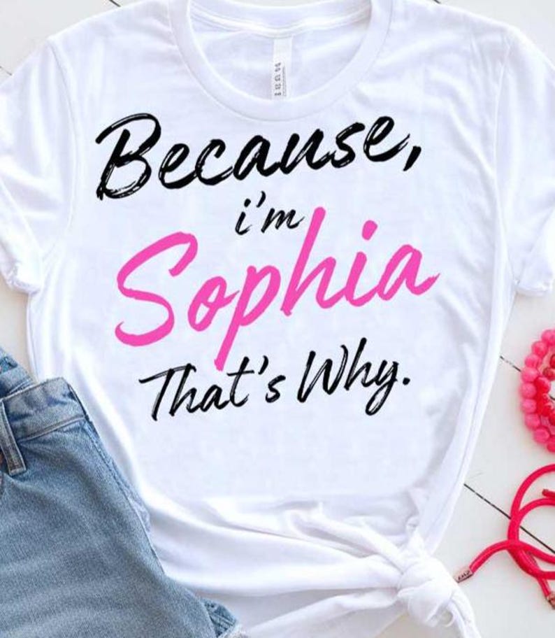 Name SVG PNG Sofia Script Font Clipart, Pink Handwritten Name for ...