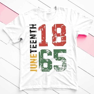 Juneteenth SVG PNG Vintage Distressed 1865, Black History Svg, African American Svg, Juneteenth Png, Black Woman Svg, Juneteenth Shirt Gift
