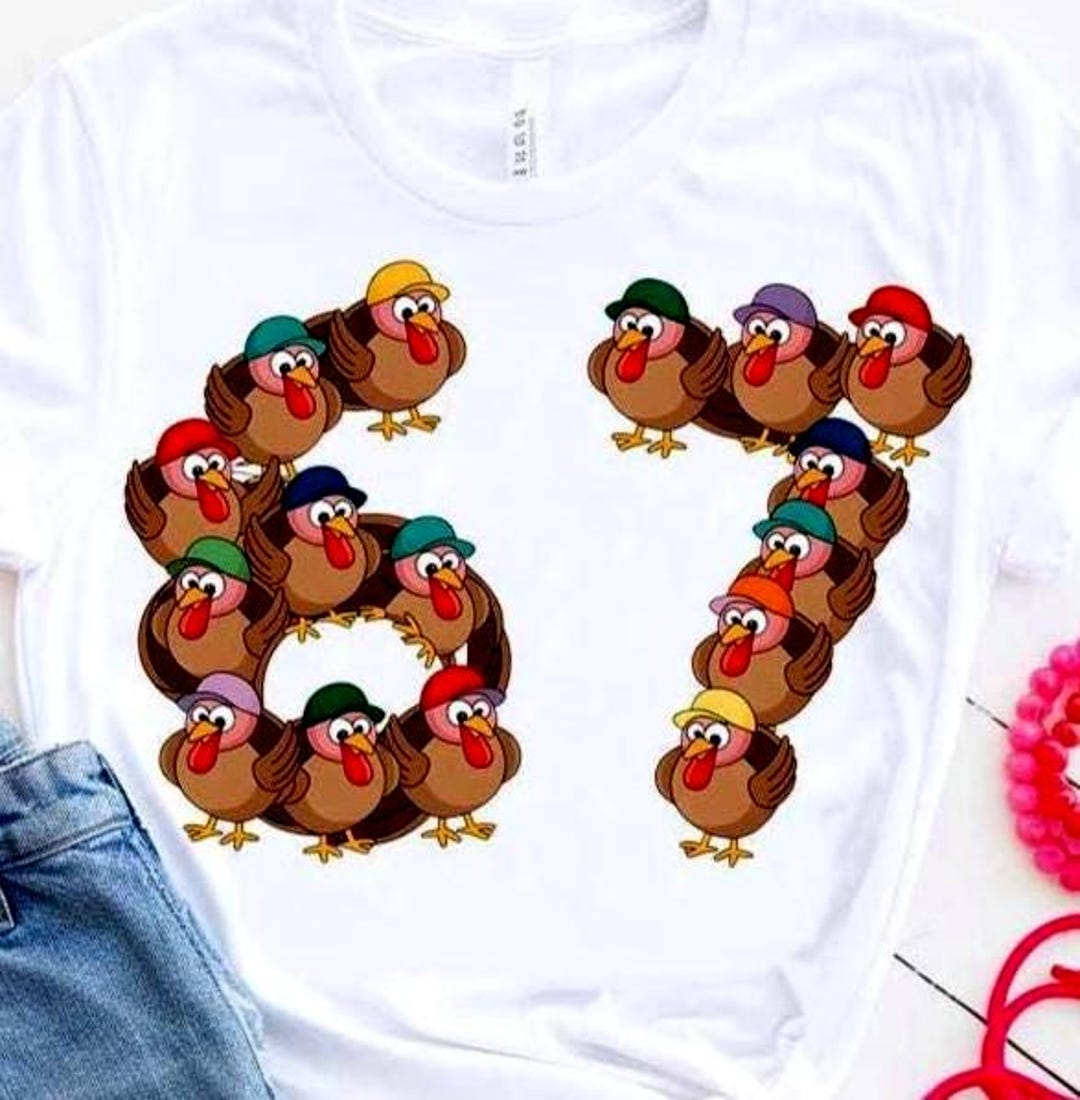 6 7 Turkeys SVG PNG Bundle, Funny Thanksgiving Shirt Graphics - Etsy