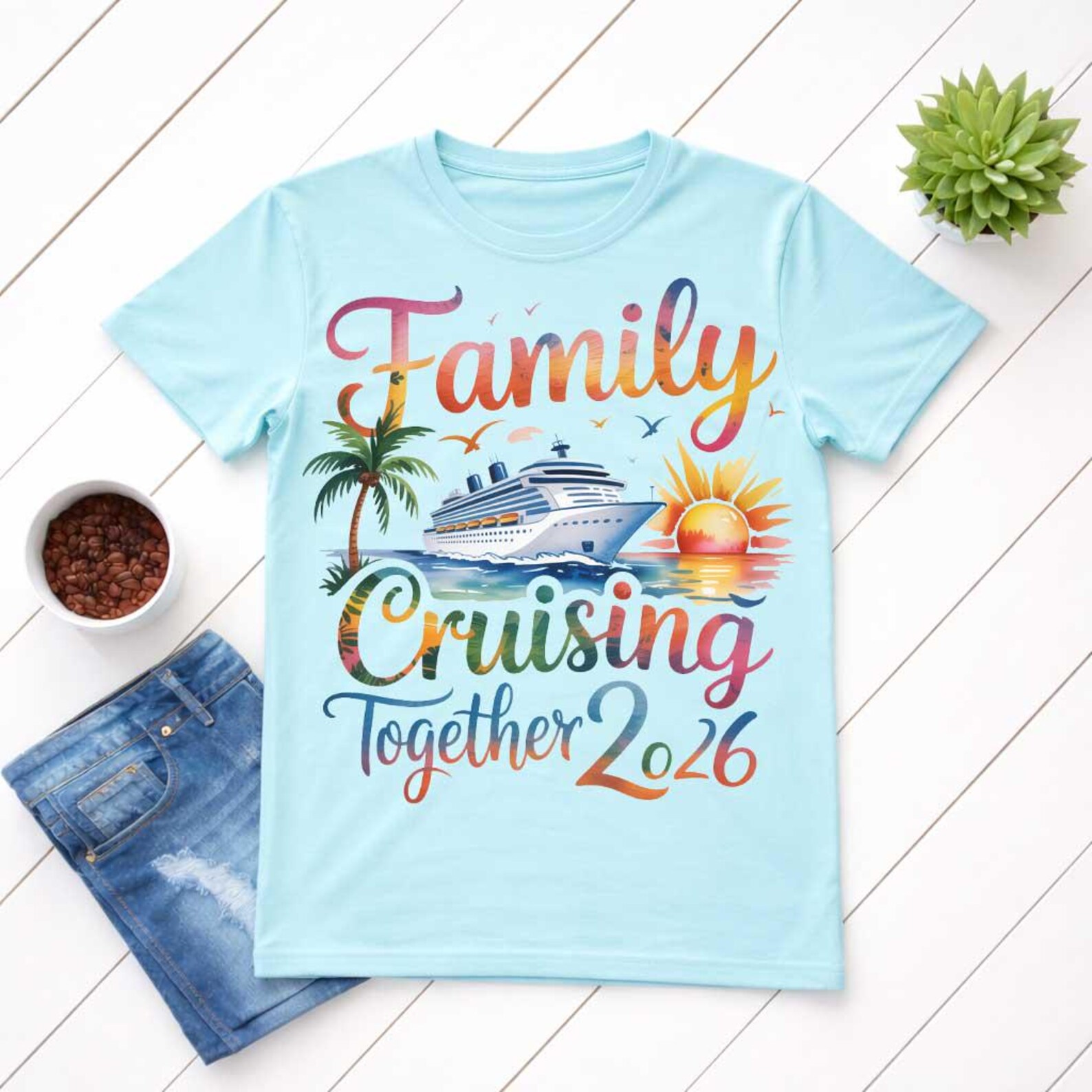 Family Cruising Together SVG PNG 3 Designs Bundle 2026 Cruise Squad PNG ...