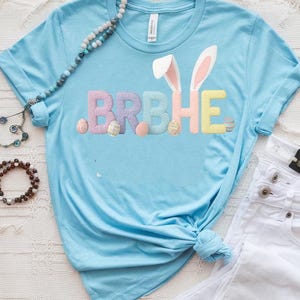 Lustiges Ostern PNG "BRBHE"| Be Right Back Hiding Eier Akronym Clipart für T-Shirts, Aufkleber, Sublimation & Cricut, Osterhasengrafik