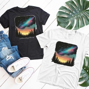 Paquete SVG PNG de senderismo con cita "Deja ir el mapa", diseño de cielos celestiales para calcomanías de aventura de Cricut, camisetas divertidas de Crew, bolsos de reunión