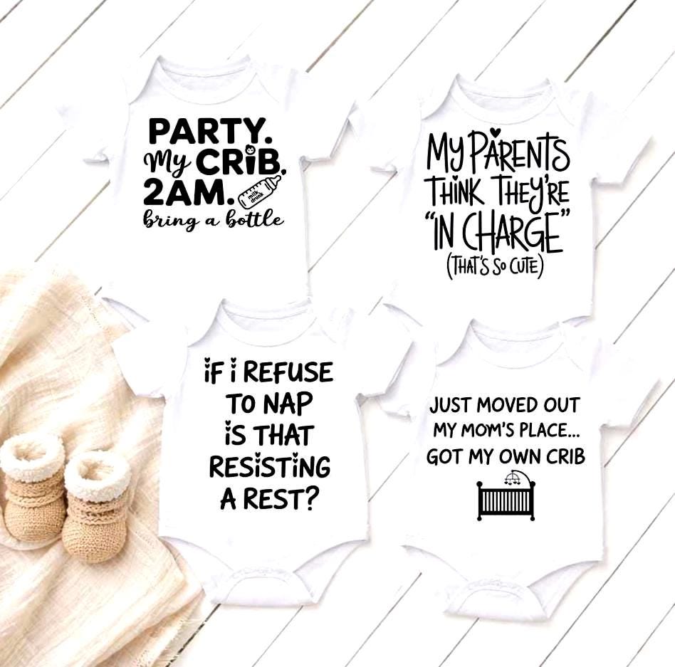 Funny Baby SVG 4 Versions PNG Bundle Party My Crib 2AM Sarcastic ...