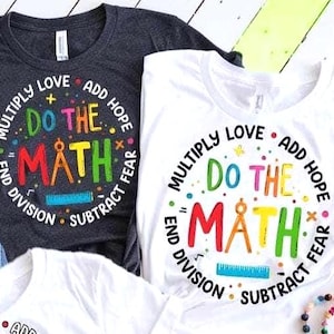 Pakiet Teacher SVG 3 wersje PNG, koszulki z zabawnymi matematycznymi nerdami do mieszania i dopasowywania, dekoracje do klasy