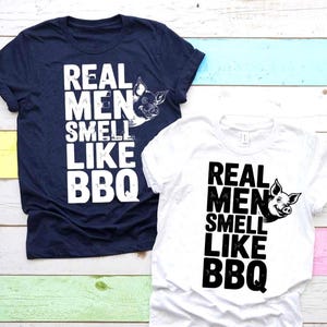 Paquete SVG PNG de 2 versiones de papá con barbacoa divertida: camisetas para parrilladas de reunión familiar que se pueden combinar para papá, tío y abuelo.
