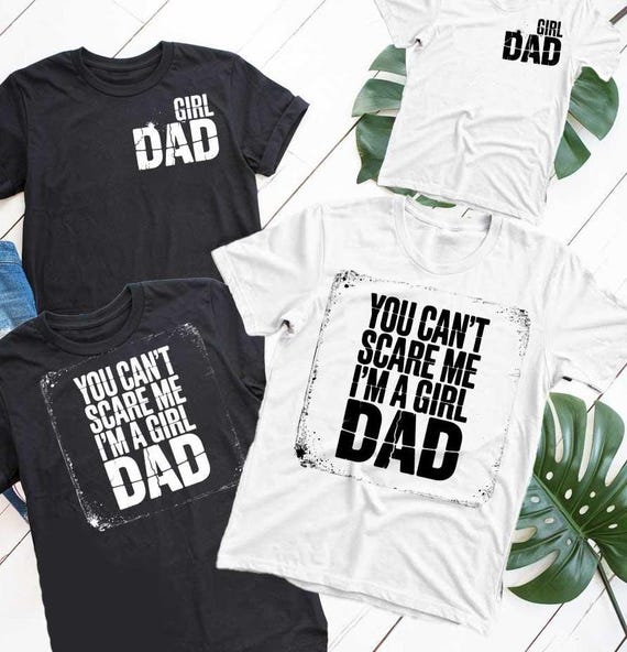 Girl Dad PNG Bundle You Can’t Scare Me I'm a Girl Dad w Pocket Design for Father’s Day Shirts, Dads Digital Download Funny Dad Clipart