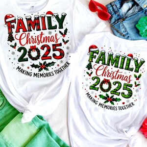 thumbnail image 2 of Barnburner Personalised Christmas Family T-Shirt - Santa Gift For All Ages 2 of 3