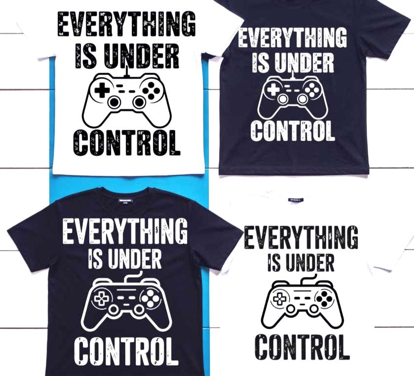 Everything is Under Control Game Controller Design SVG PNG Bundle 4 ...