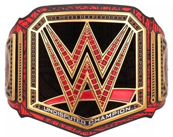Roman Reigns Signature Series Championship Title Belt 1,316 Days Tribal Chief Adult Size 4mm