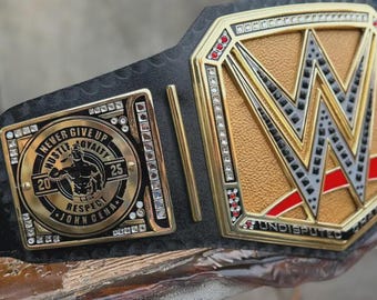 New Undisputed World Championship Belt Wrestling Replica Title Cena Side Plates