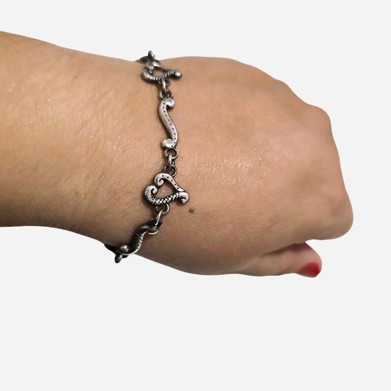 Pulsera vintage Brighton descatalogada con forma de corazón y pergamino imagen 2