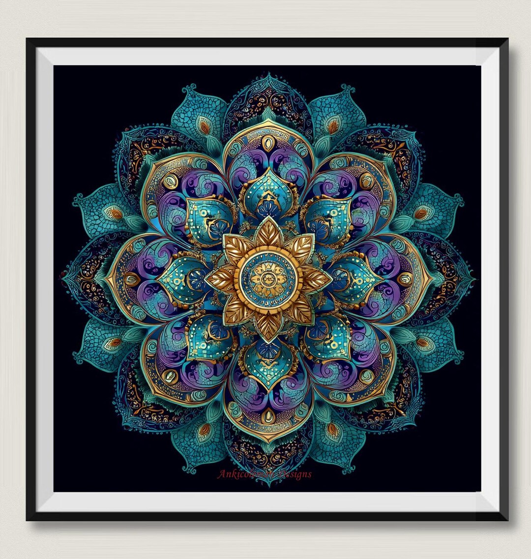 Mandala Pattern 2 - Counted Cross Stitch Patterns - Printable Chart PDF ...