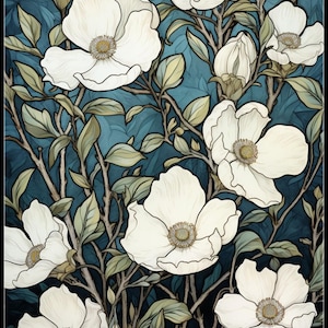 De Cherokee Rose - getelde kruissteekpatronen - afdrukbare grafiek pdf-formaat handwerken borduren ambachten DHZ DMC kleur - zwart-wit symbolen