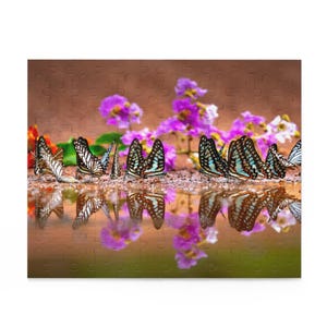 Rompecabezas de mariposas, regalo de rompecabezas de la naturaleza, regalo de Navidad, regalo de cumpleaños, 120, 252, 500 piezas, regalo para amantes de la naturaleza, actividad de decoración del hogar