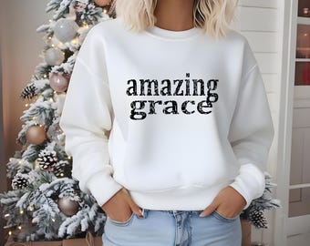 Grace Christian SVG, Religious Shirt Design (Digital Download