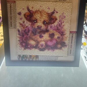 Cow diamond art