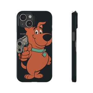 Funda delgada de Scooby-Doo, divertida funda de dibujos animados para amantes de los perros, regalo para fans de Scooby-Doo, accesorio único, funda de móvil original.