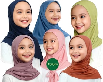 Hiyab instantáneo para niños Alisha - Triángulo informal instantáneo para niños