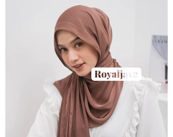 Rayya-zijdencradenzasatijn / pashminasatijn voor dames - hijabtrend 2025 - moslimhoofddoek-ramadancadeau