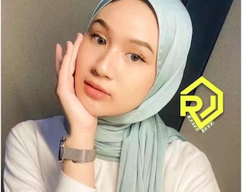 Pashmina Gradenza-zijde/Pashmina-satijn voor dames - Hijab Trend 2025 - MoslimhoofddoekRamadancadeau