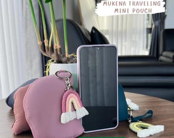 Mommy and Me Travel Mukena Set – Koreaanse parachutegebedsjurk (minizakje)